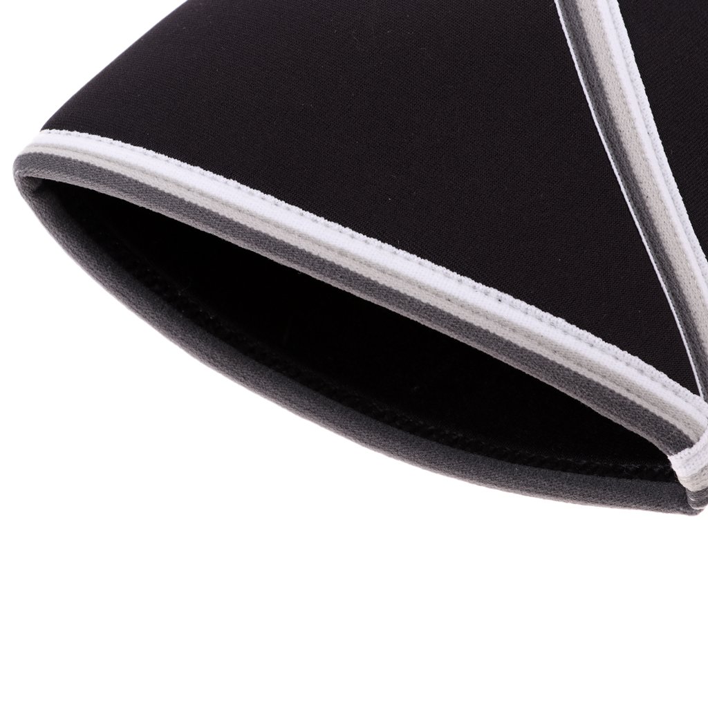 Harilla 1 Par de Rodilleras de Compresión de Neopreno de 7 Mm para Sentadillas de Levantamiento de Pesas Fitness, M