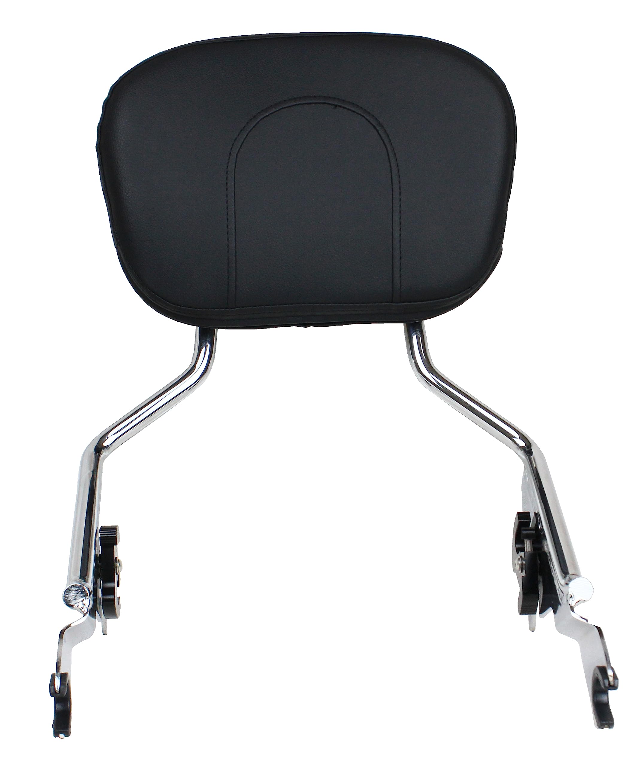 Motorcycle Back Rst Harley Davidson Sissy Bar Motorcycle Black Detachable Rear Passenger ...