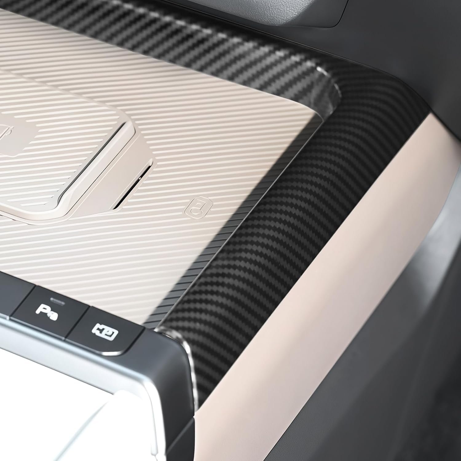 Center Console Wireless Charging Trim Cover for Kia Seltos 2027 image 5