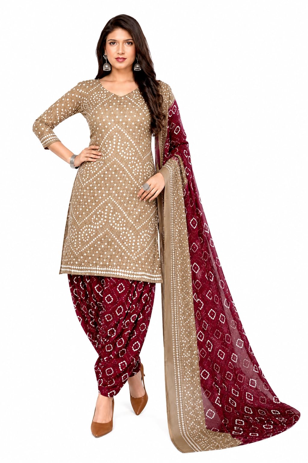 yashika Women's Unstitched Crepe Dress Materials | Crepe Salwar Suit For Women | Suit Material For Women Unstitched-picture-10