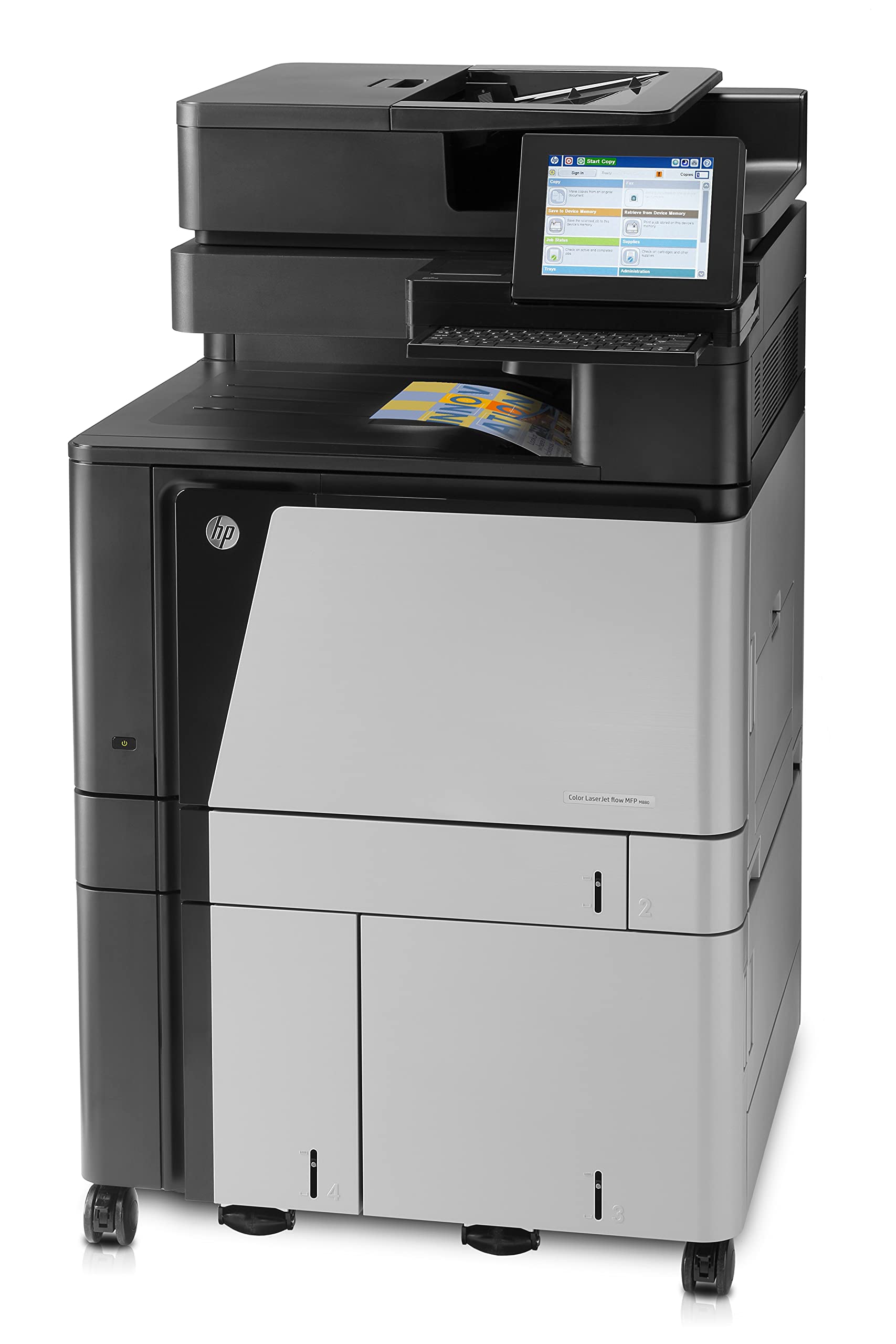 HP Color LaserJet MFP M880Z+/W Multifunzione Laser a a Colori, Funzione Stampa/Copia, Formati Supportati A3