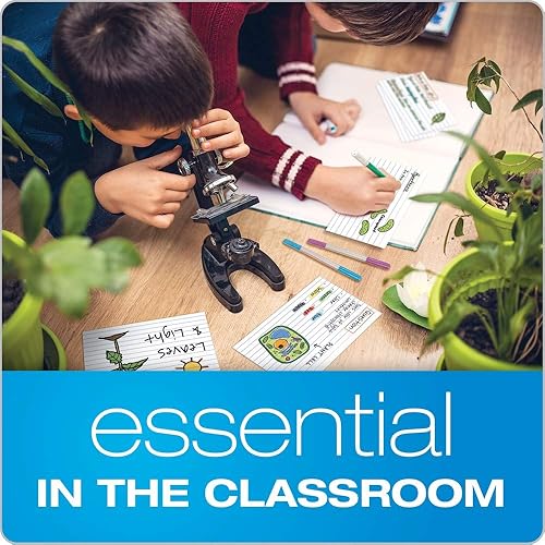 Miniatura 6 de Oxford Ficha de índice de peso pesado de 3 x 5, color blanco, 100 unidades (63500), 2 juegos de 100 en total de 200 tarjetas