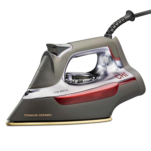 CHI Steam Professional Iron for Clothes with Vertical Steam Burst