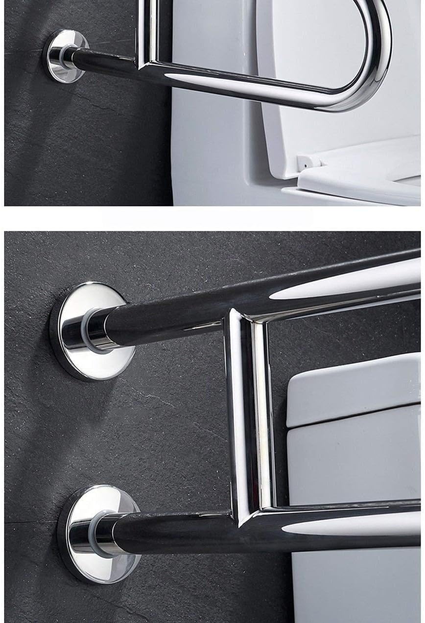 HTLLT Practical Handrail Sturdy Non Slip Support Handicap Grab Bar, Grab Bar -Stainless Steel Handrail -Bathroom No-Slip Safety U Type Rails Toilet Balance Support Rail Barrier-Free Bathroom Hand Gri : Health & Household