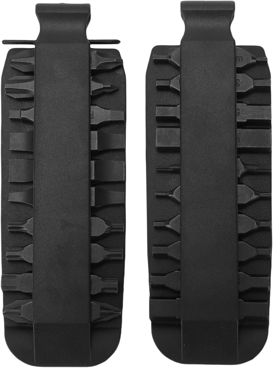 Eujgoov 21Pcs Bit Kit, Double Sided Screw Driver Bits for Multifunctional Tools with 42 Types of Bits Including Slot TR PZ Hex PH, Industrial Grade S2 Alloy Steel, Fit for Flat Hex