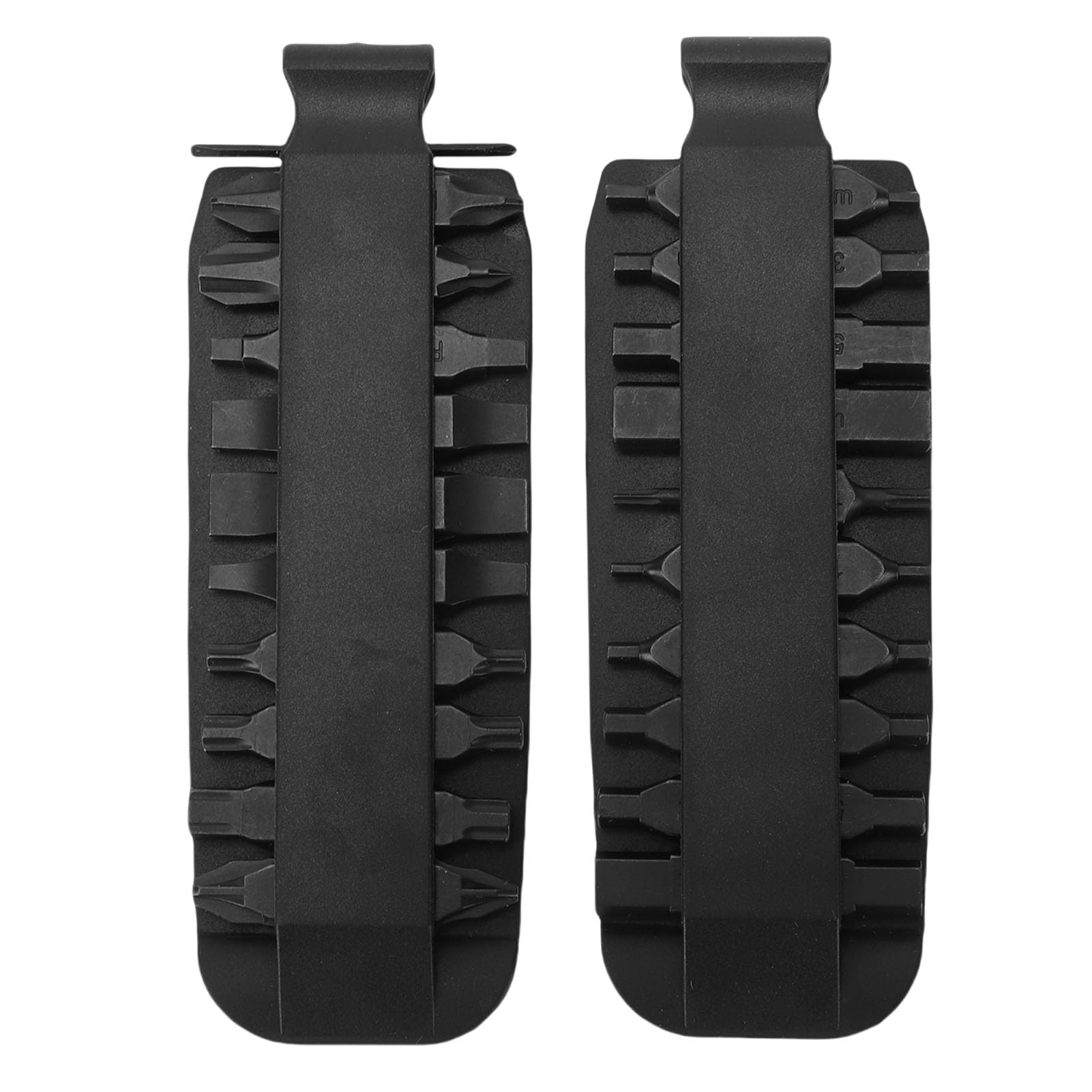 Juego de 21 puntas planas, 2 puntas de destornillador con doble funda, acero de aleación S2 endurecido de grado industrial para alicates, herramienta multifuncional