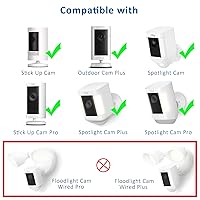 Vista 2 de Cable de alimentación USB-C de 10 pies con adaptador compatible con Ring Pan-Tilt Mount/Stick Up Cam Battery Pro/3ª generación/2ª