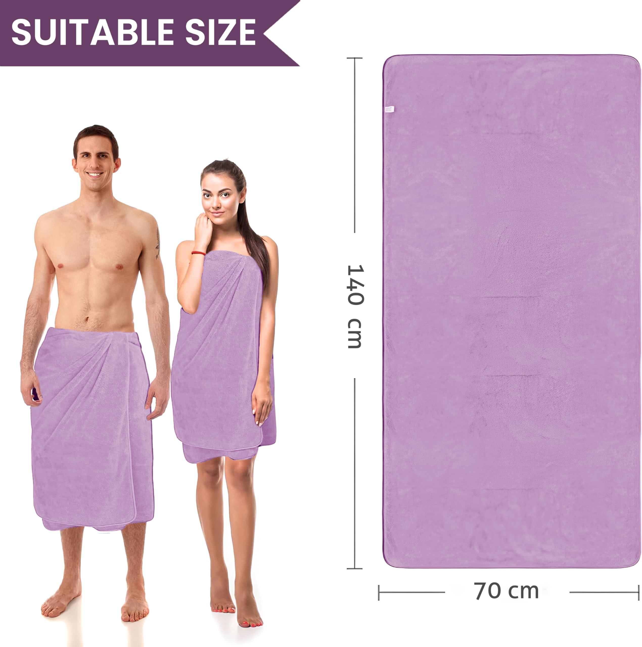 MAXOSHINE Microfiber Bath Towels - Super Soft & Quick Dry -6 MAXOSHINE Microfiber Bath Towels - Super Soft & Quick Dry -6