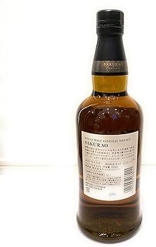 桜尾　シングルモルトウイスキー 700ml 54% Amazon.co.jp: シングルモルト ジャパニーズウイスキー 桜尾 700ml 54