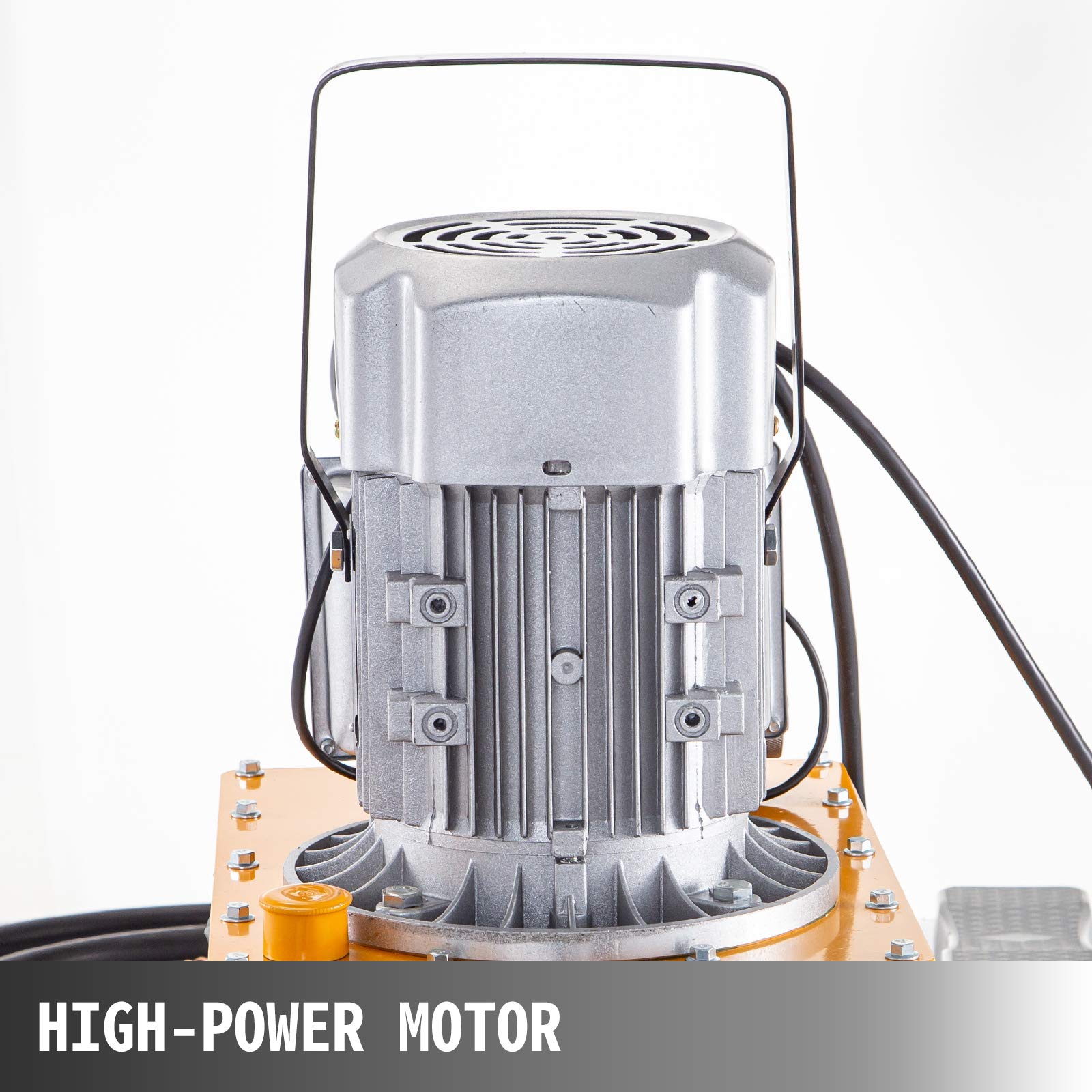 VEVOR Pompe hydraulique électrique 220 V, 1 400 TR/Min, réservoir de Pompe hydraulique électrique 750 W, Pompe hydraulique à air avec manomètre précis, pour Missions telles Que Levage, pressage