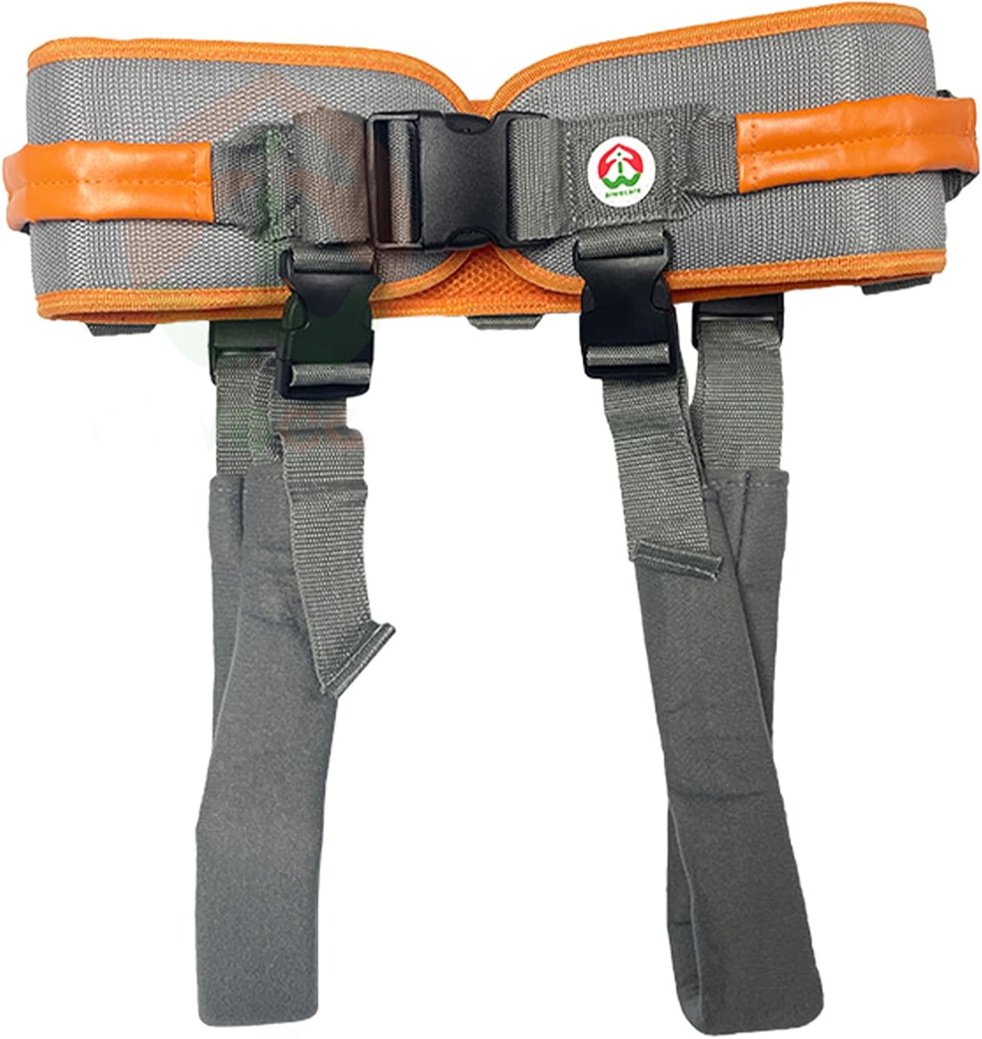 Gait Belt with Handles,Anti-Slip Transfer Belt with Quick Release Buckle,Elderly,Physical,Handicap,Bariatric Therapy,Orange