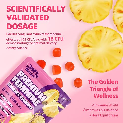 Miniatura 4 de Gomitas de equilibrio de pH femenino prémium para la salud de la mujer