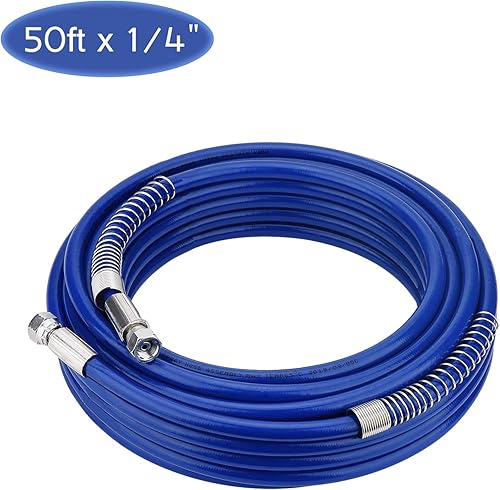 Miniatura 4 de FUNTECK Kit de pistola y manguera sin aire con poste de extensión de 8 pulgadas, incluye protector de punta y punta 517, 3600 PSI