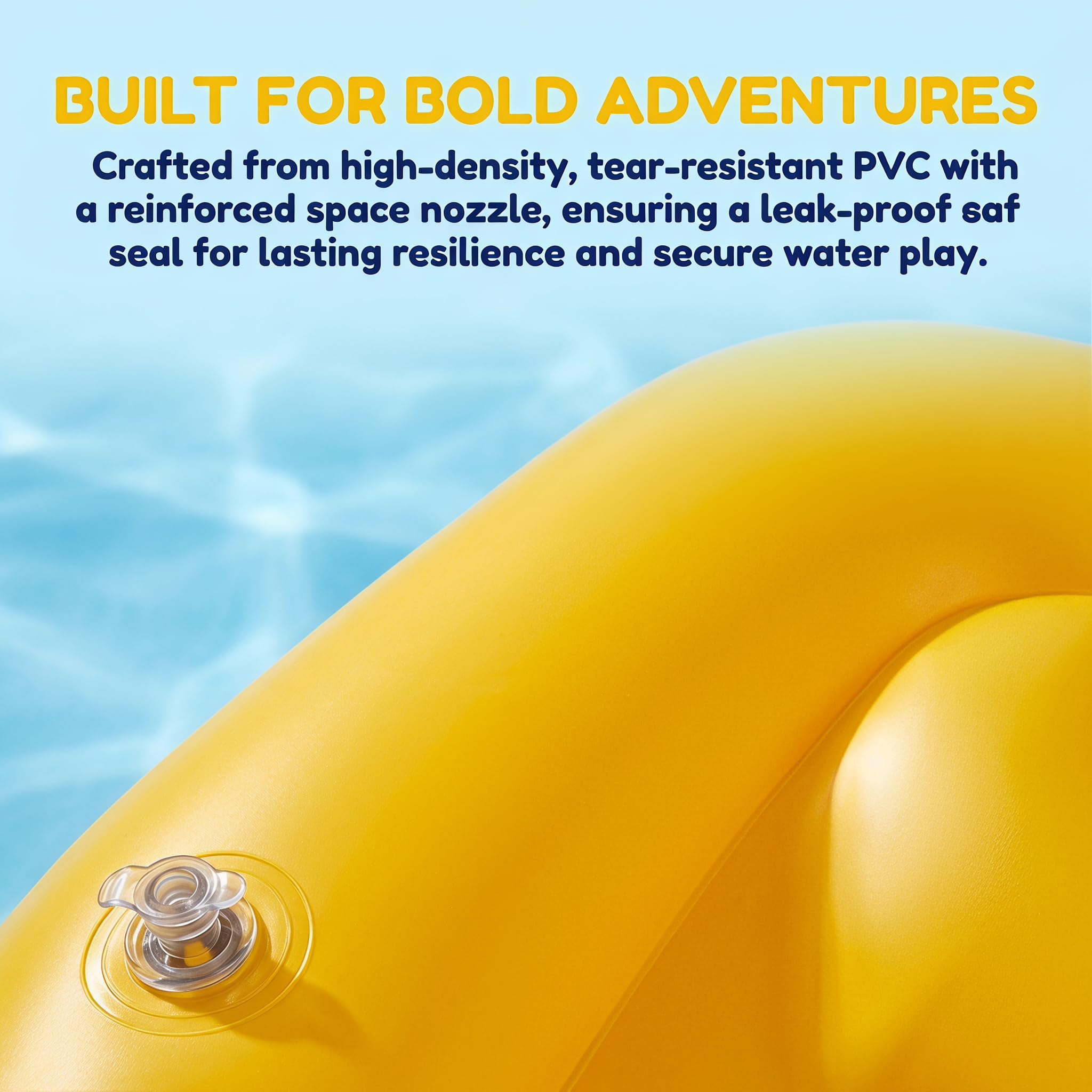Inflatable Bodyboard Kids Boogie Board with Handles Portable Surfboard Pool Float Beach Surfing Swimming Summer Water Fun for Kids Boys Girls