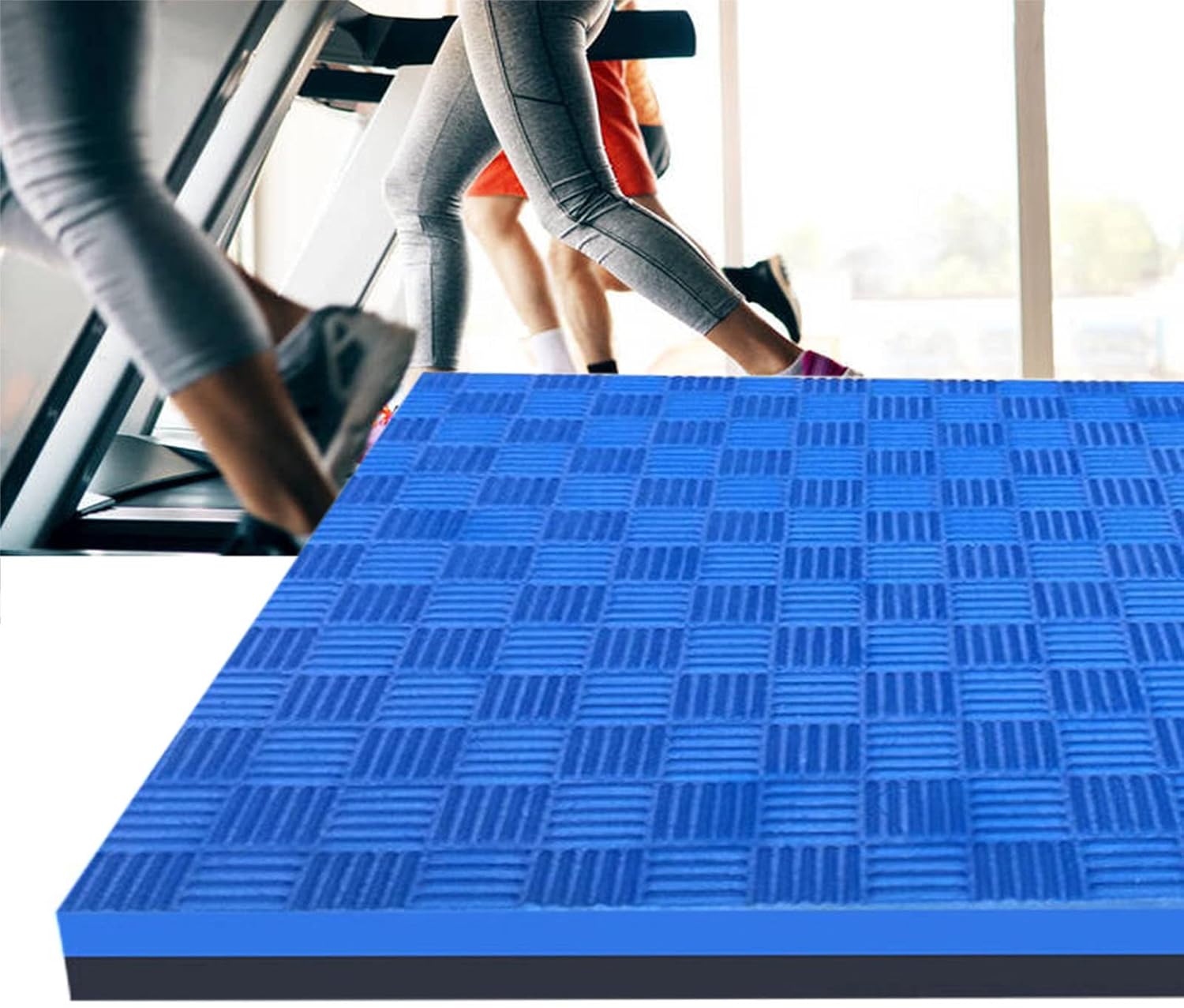 Amazon.co.jp ルームランナーマット 防音防振 2.5 cm 厚手 ランニングマシン マッ ト トレーニング器具 マット 床保護