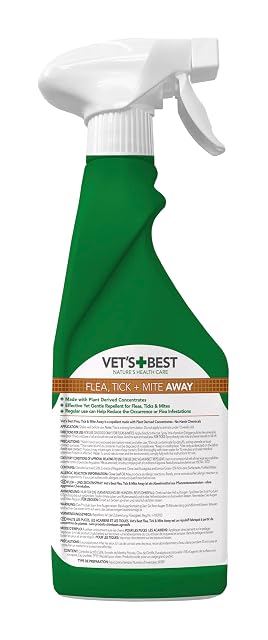Foto 2 de 5 de Vet's Best Floh-Zecken- und Milben-Flohbehandlungsspray für Hunde, pflanzliche Formel 500ml