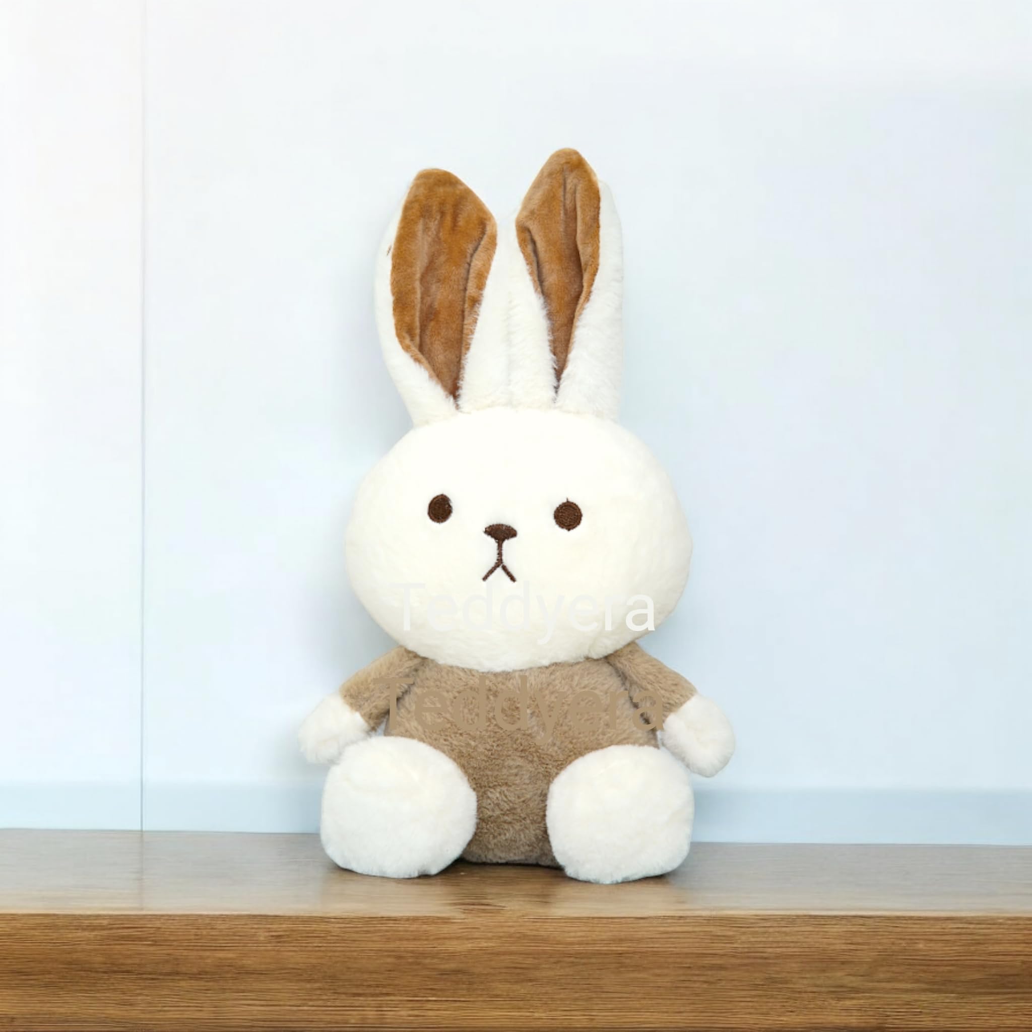 Choco Bunny Bear, Rabbit Soft Toy, Beautiful Brown Color, Very Soft Fabric, Stuffed Animal, Adorable & Cute, 35cm, Best for Gifts to Kids & Adults, Genuine, a True Companion Bunny Soft Toy