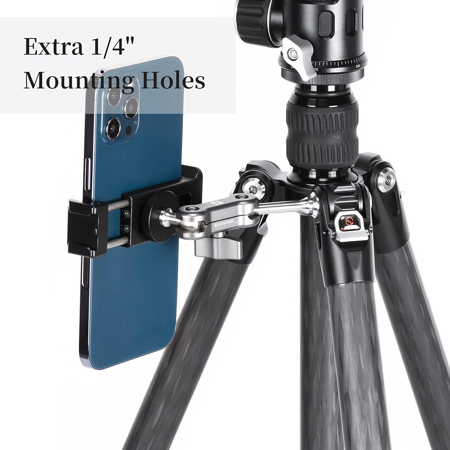 SUNWAYFOTO T2540CT Tripod for Camera Travel Tripod, Carbon Fiber Portable, Waterproof Reverse Folding 13KG Load Capacity : Electronics