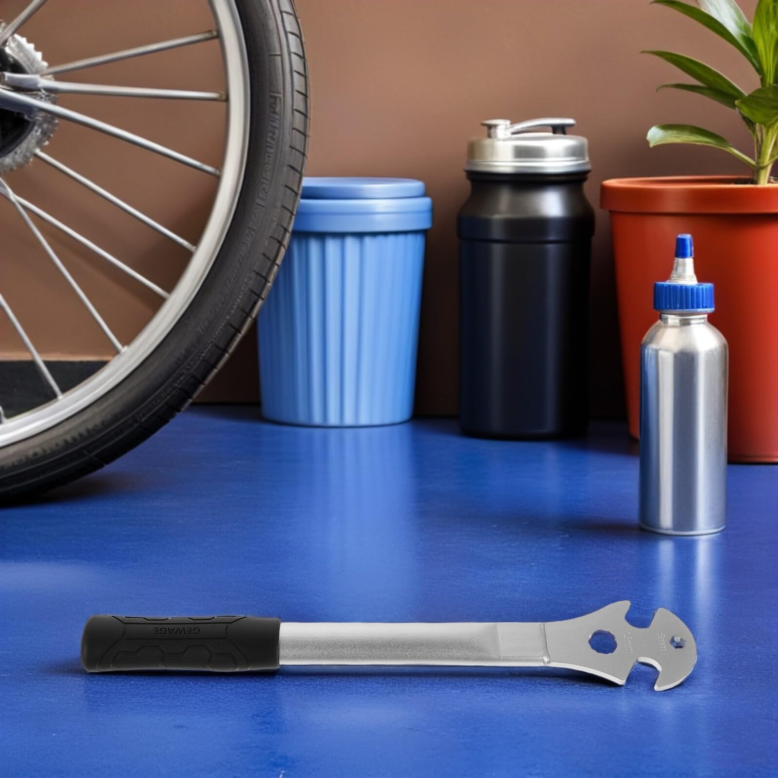 ORFOFE Fahrradpedalschlüssel Fahrradpedalschlüssel Mountainbike Wartungsset Fahrradpedalsteckschlüssel Fahrradschlüssel Schwarz