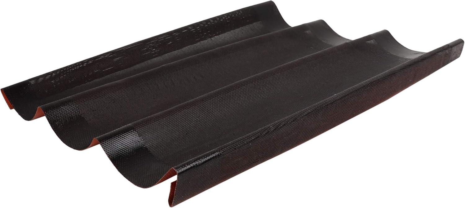 SB 620L420 03 Silform Flexipan Air Baguette with 3 Channels 24-3/8 Inch Long