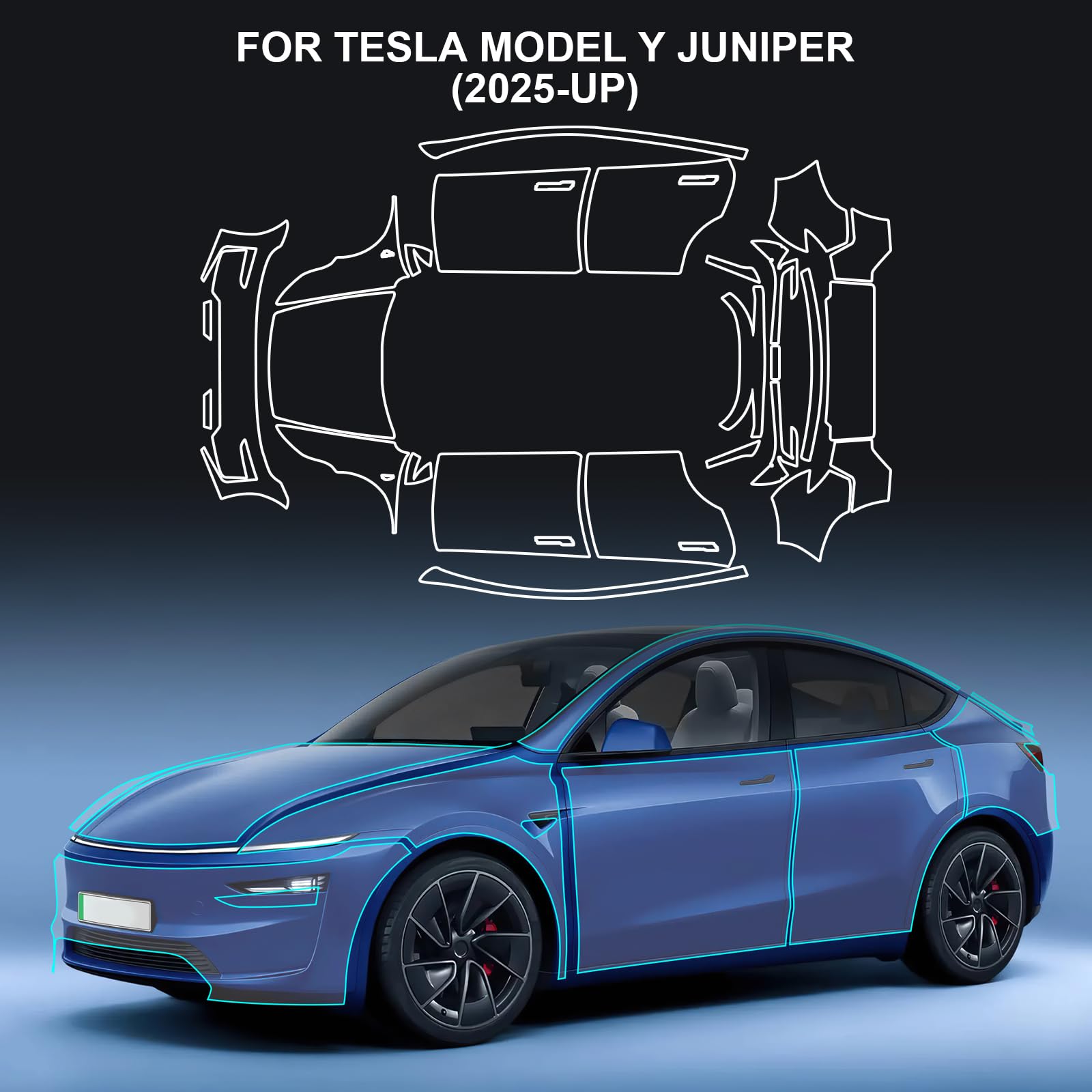 Amazon.co.jp: FDAIUN 車プロテクションフィルム Tesla Model Y