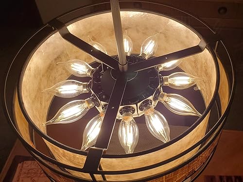 Miniatura 3 de Creative Hobbies® LP1970 Candelabros fenólicos (E12) Bases con hombro de 1.25 pulgadas y anillo de tornillo - Cables de alambre de 8 pulgadas |