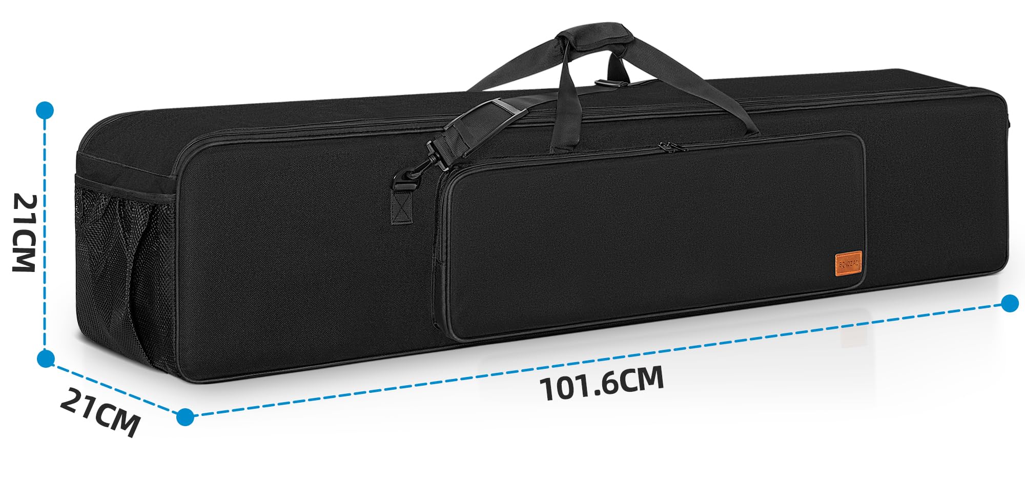 OUUTMEE 40" Tragbare Stativtasche 102 x 21 x 21 cm/40,2" x 8,3" x 8,3" Stativ Tragetasche mit Schultergurt，für Kamerastativ, Lichtstative, Einbeinstative und andere Fotoausrüstung