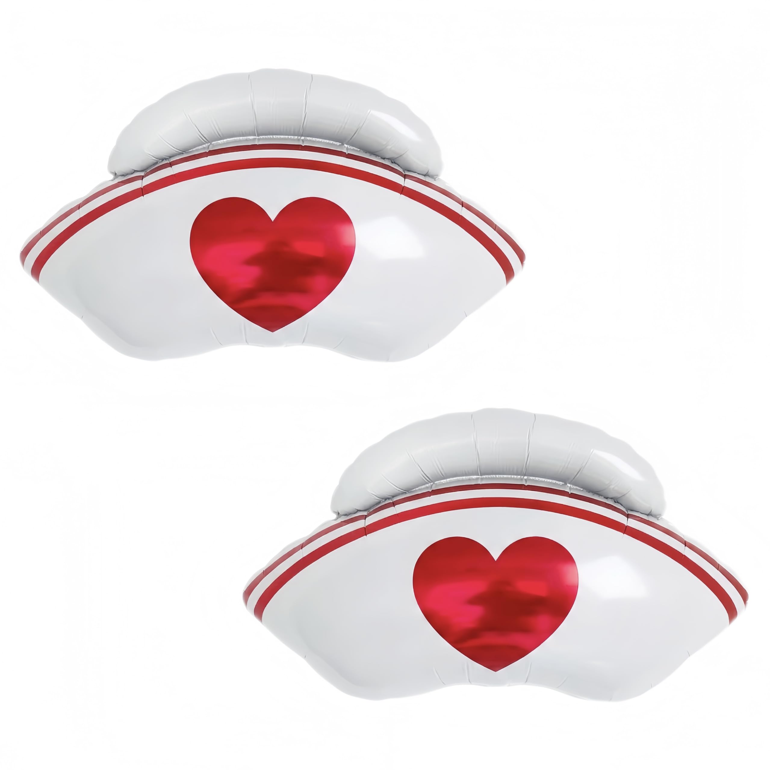 2Pcs Nurse Cap Balloons/Nurse Party Decorations/Nurse Graduation Decorations/Nursing Graduation Party Supplies/Nursing School Graduation Party Decorations/Nurse Appreciation Party Decor