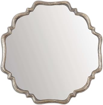 Uttermost 12849 Valentia Oxidized Silver Wall Mounted Mirror