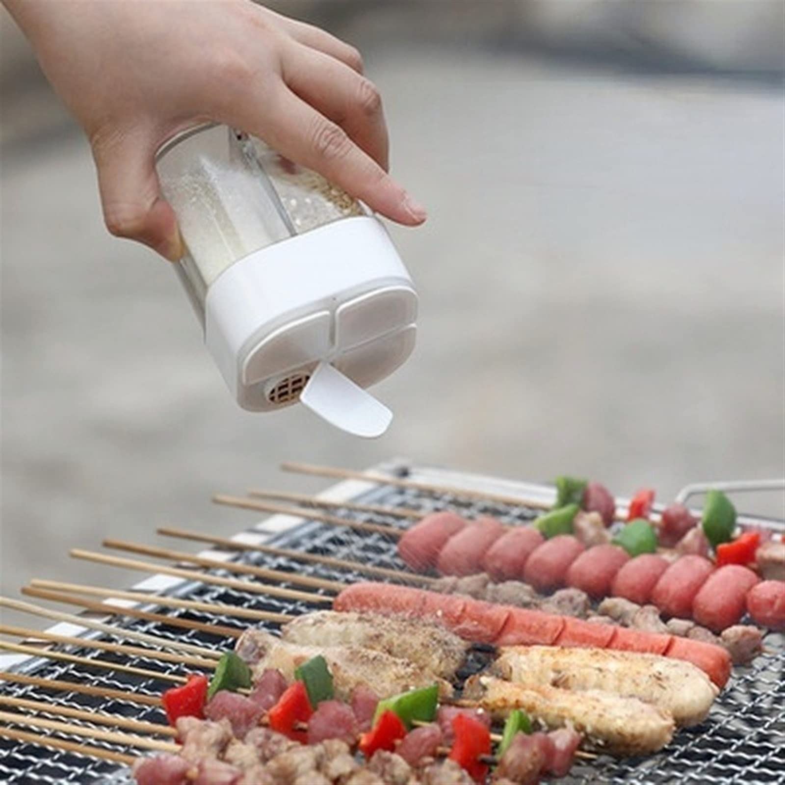 Frascos de Especias con Etiqueta, Kit de Especias para Viaje y Camping, dispensador de agitador de Especias, contenedores de Especias para Camping