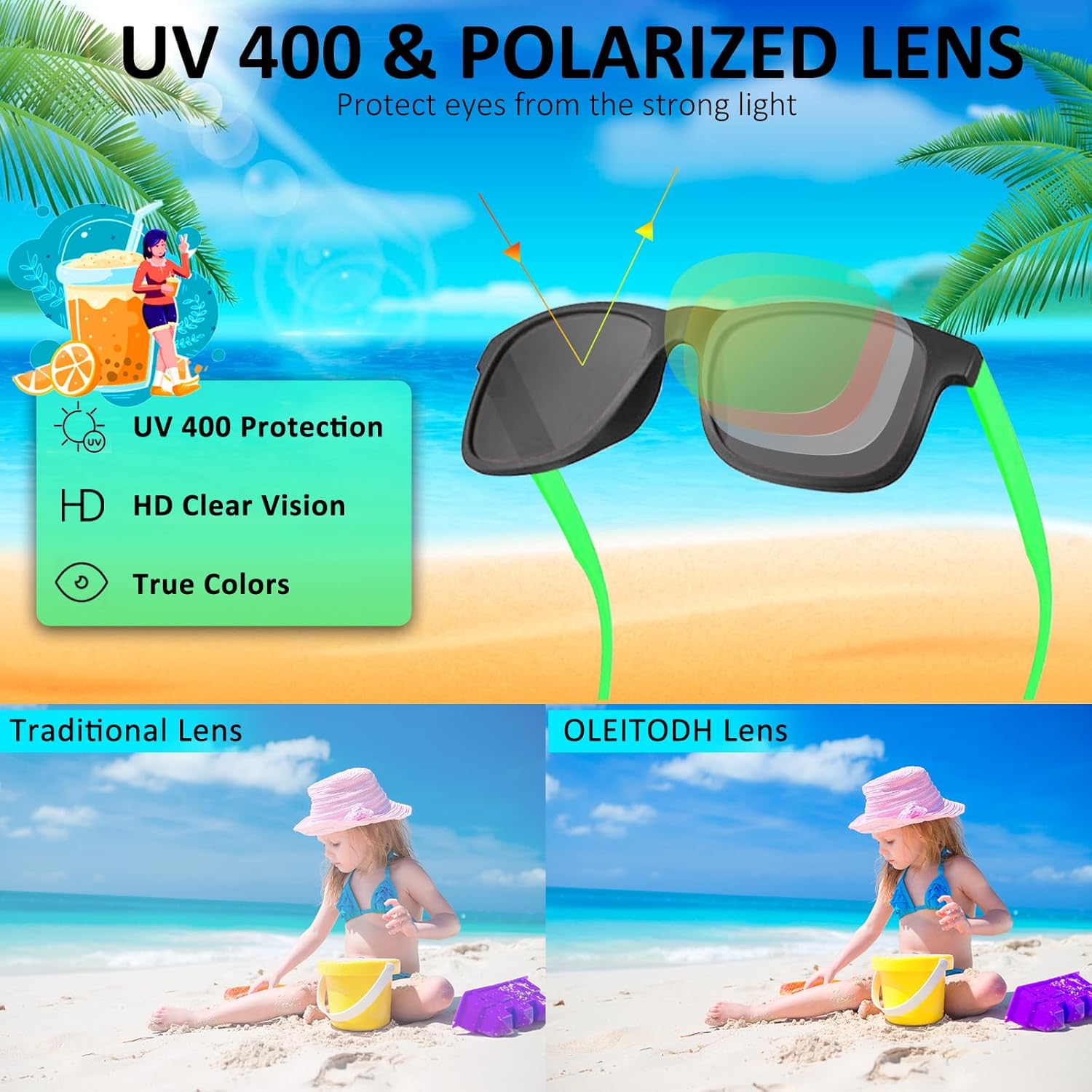 48 PCS Neon Sunglasses Party Favors Bulk, 8 Colors Party Sunglasses 80's Style Colorful Novelty Cool Sun Glasses for Classroom Prize, Goody Bag Filler, Birthday Party, Kid Teen Adult - Image 4