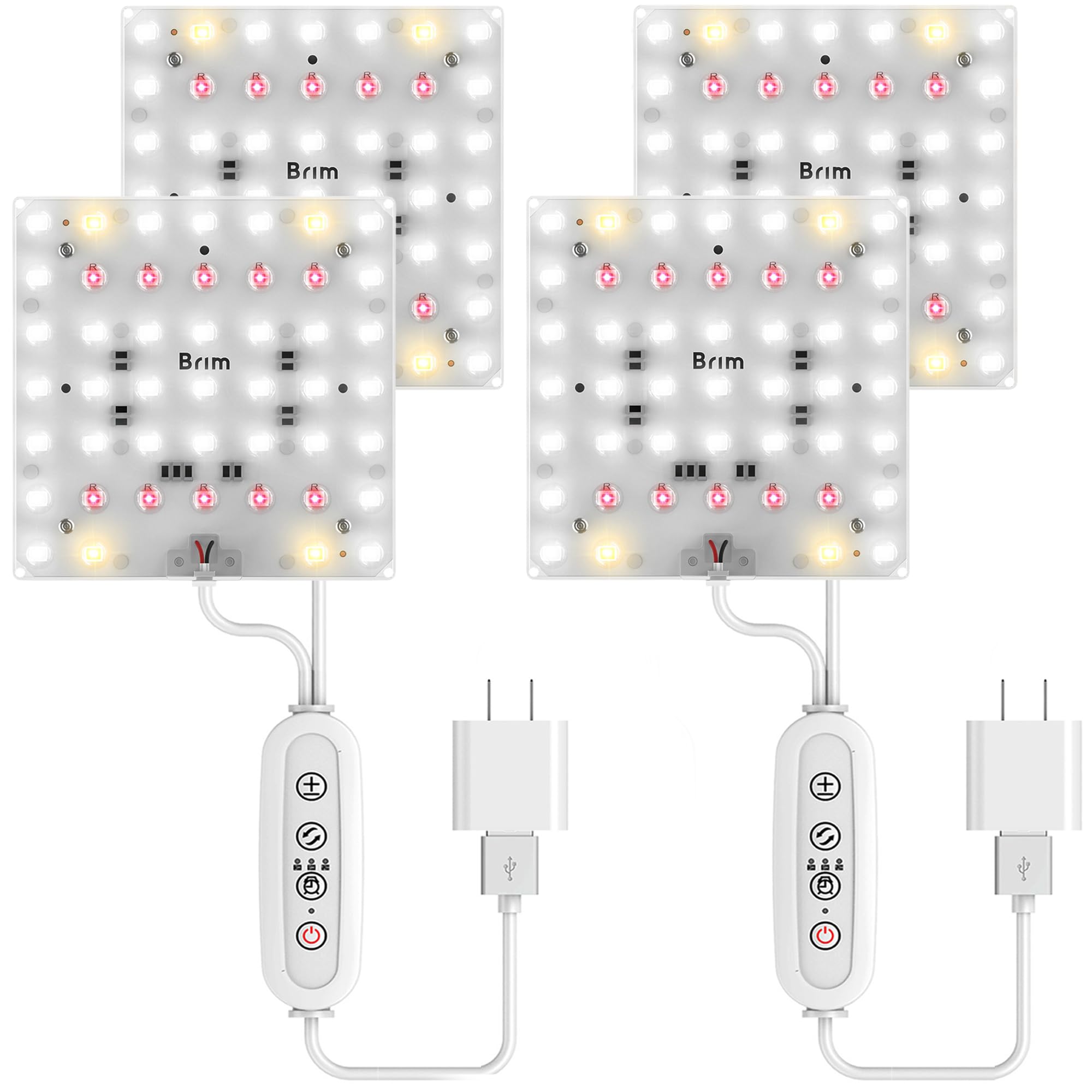 Amazon.co.jp: 【公式】BRIM(ブリム) PANEL DUO 植物育成ライト LED
