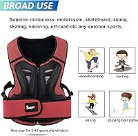 Vista 3 de StarknightMT Kids Motorcycle Chest Protector Dirt Bike Youth Riding Spine Back Armor Protection for Motocross Cycling