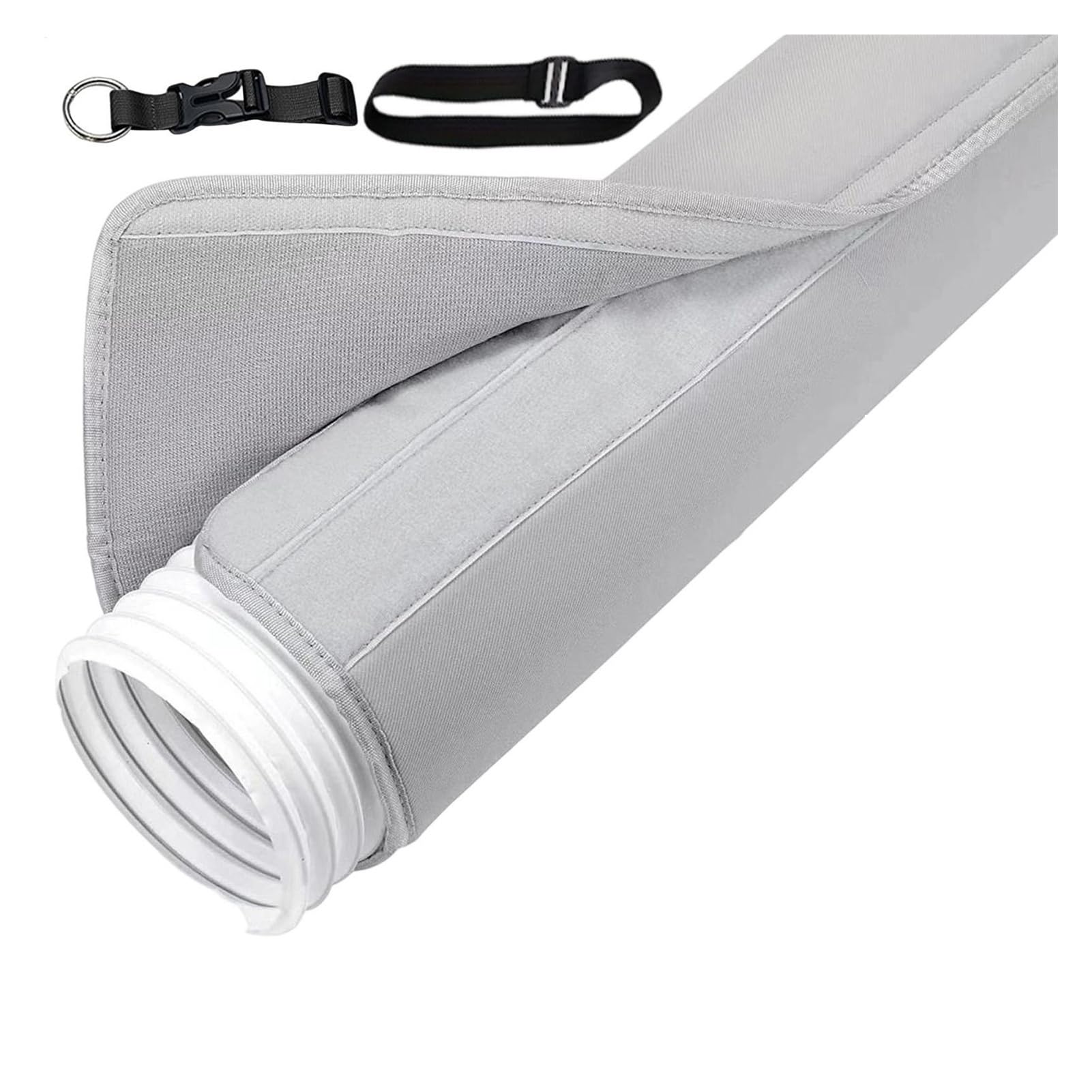 Shiketong AC Hose Insulation Sleeve With Adjustable Straps UV Protection Air Conditioner Exhaust Pipes Dust Cover For Home Apartment AC exhaust hose cover