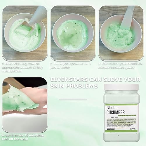 Miniatura 32 de Mascarilla de gelatina, cuidado facial de la piel, máscara facial para tratamientos faciales profesionales, mascarilla facial para hidratación