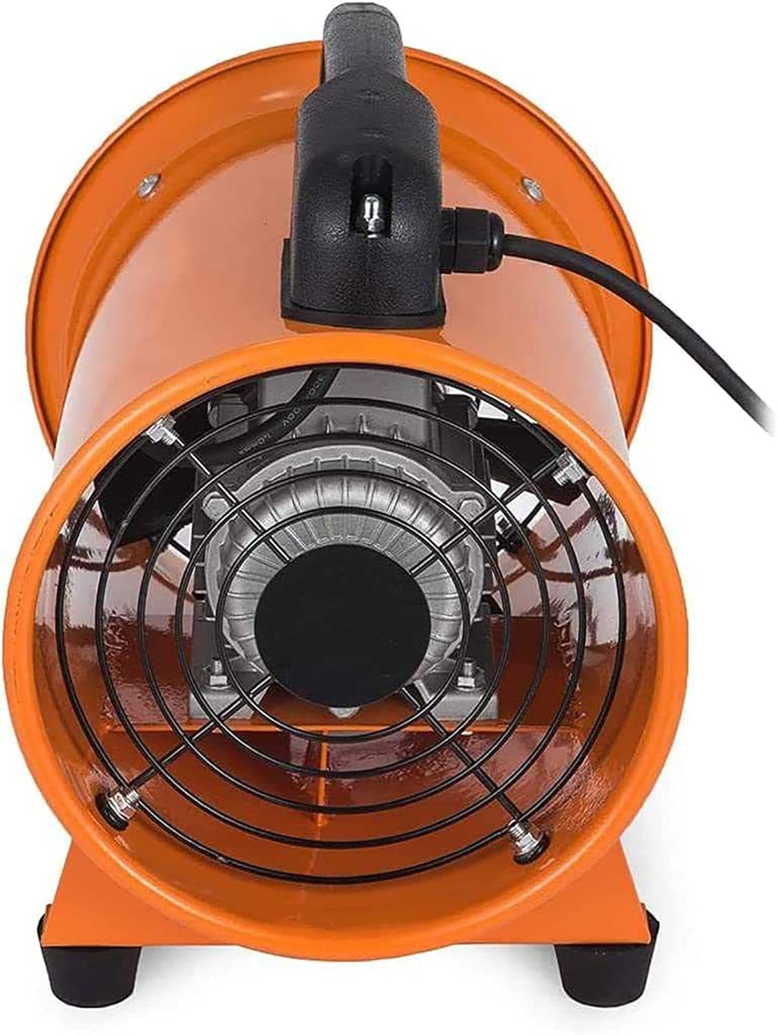 ALIKKA Portable Fume Extractor, 220 V Industrial exhaust fan,High Velocity Blower with 5m/10m PVC Ducting, for Breeding Farm Sites/Flower Greenhouses, Industrial Sites, Factory Workshops,8in+5m pipe