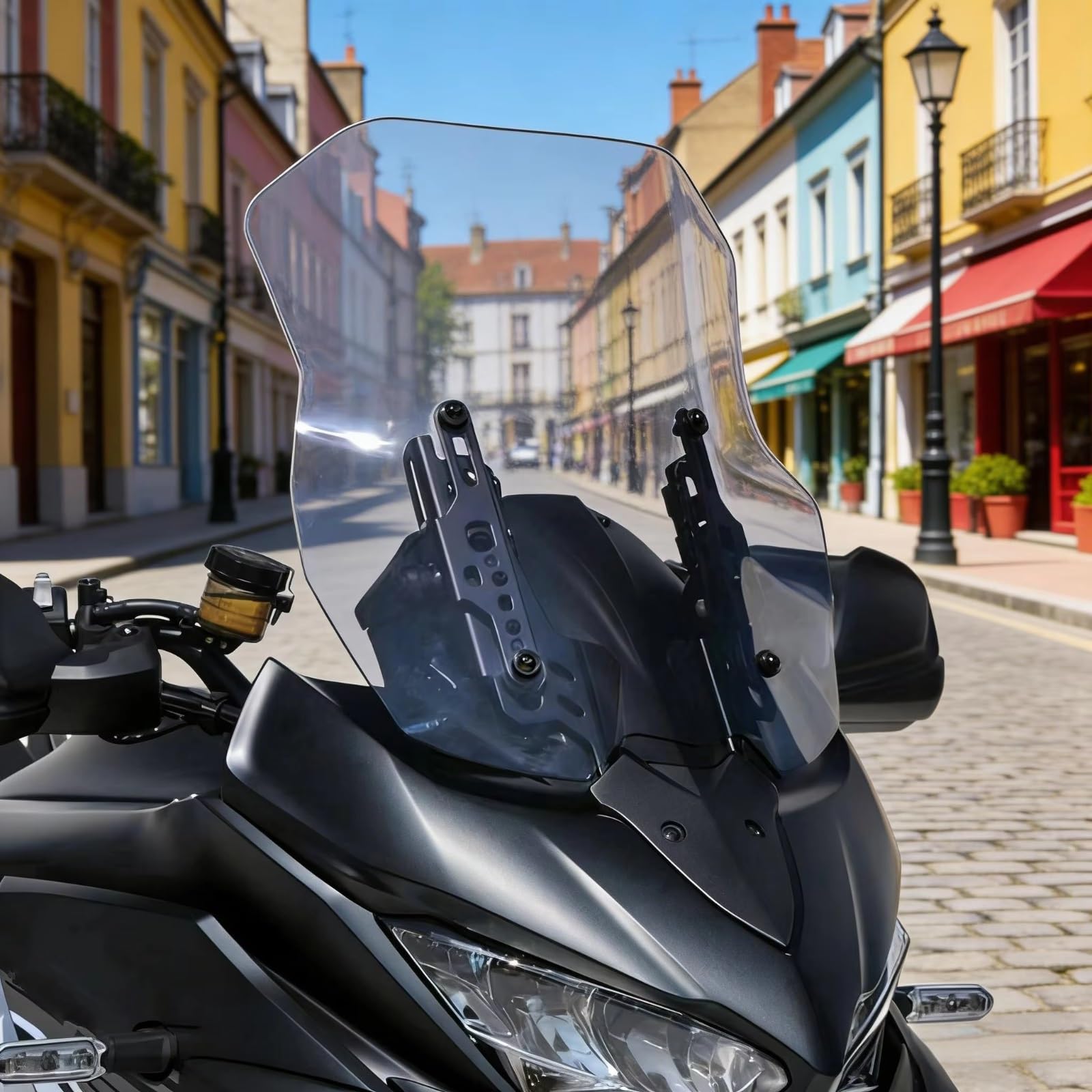 Parabrezza Moto Per 1000 2019-2026 | Deflettore parabrezza moto Accessori per deflettori rialzati per parabrezza anteriore per moto
