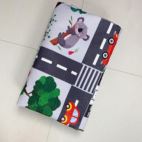 Miniatura 9 de USTIDE Alfombra educativa para niños, alfombra de juego antideslizante para niños, alfombra de aprendizaje para dormitorio, sala de juegos, sala de