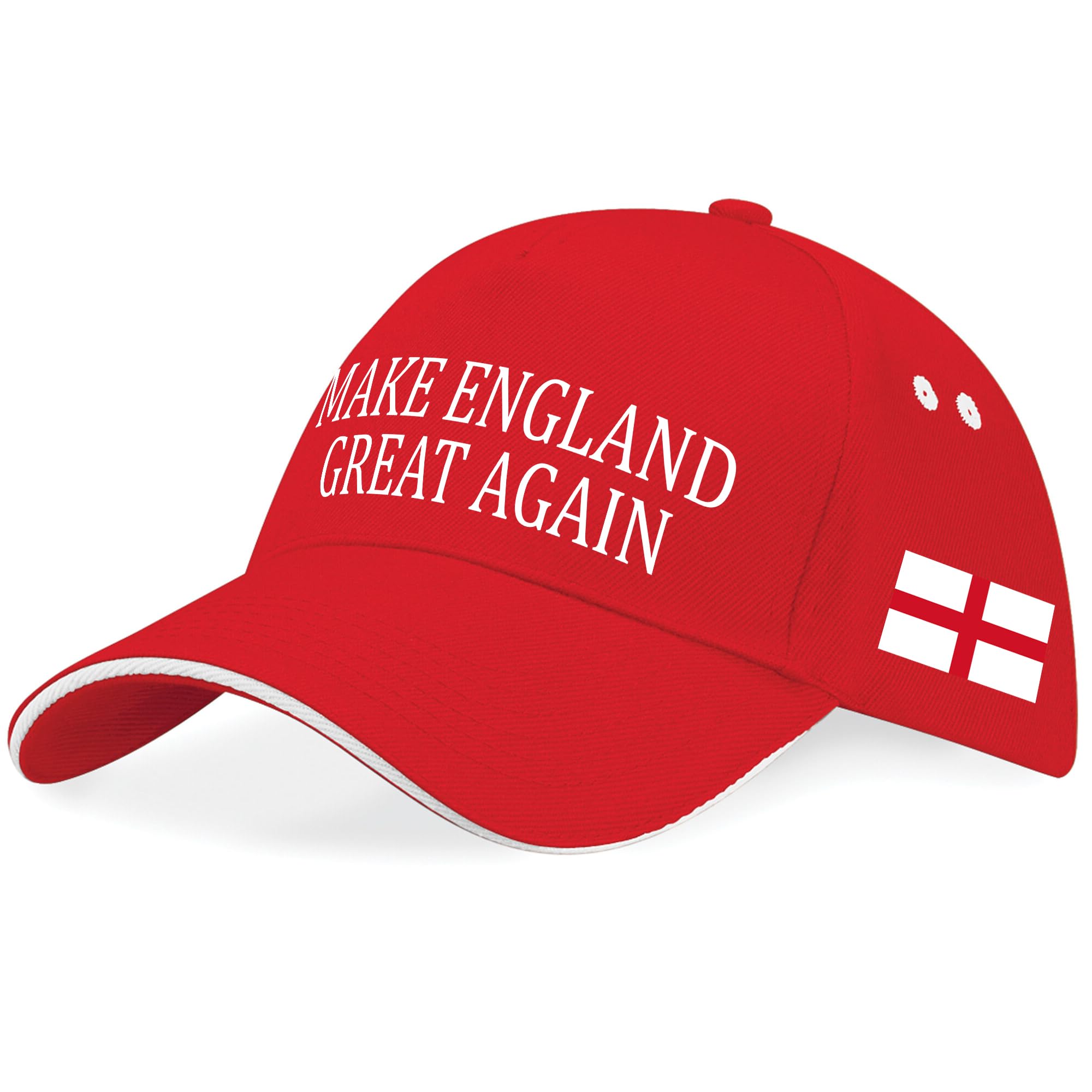 Purple Print HouseSt Georges Make England Great Again Baseball Cap English Pride Unisex Men Women Hat