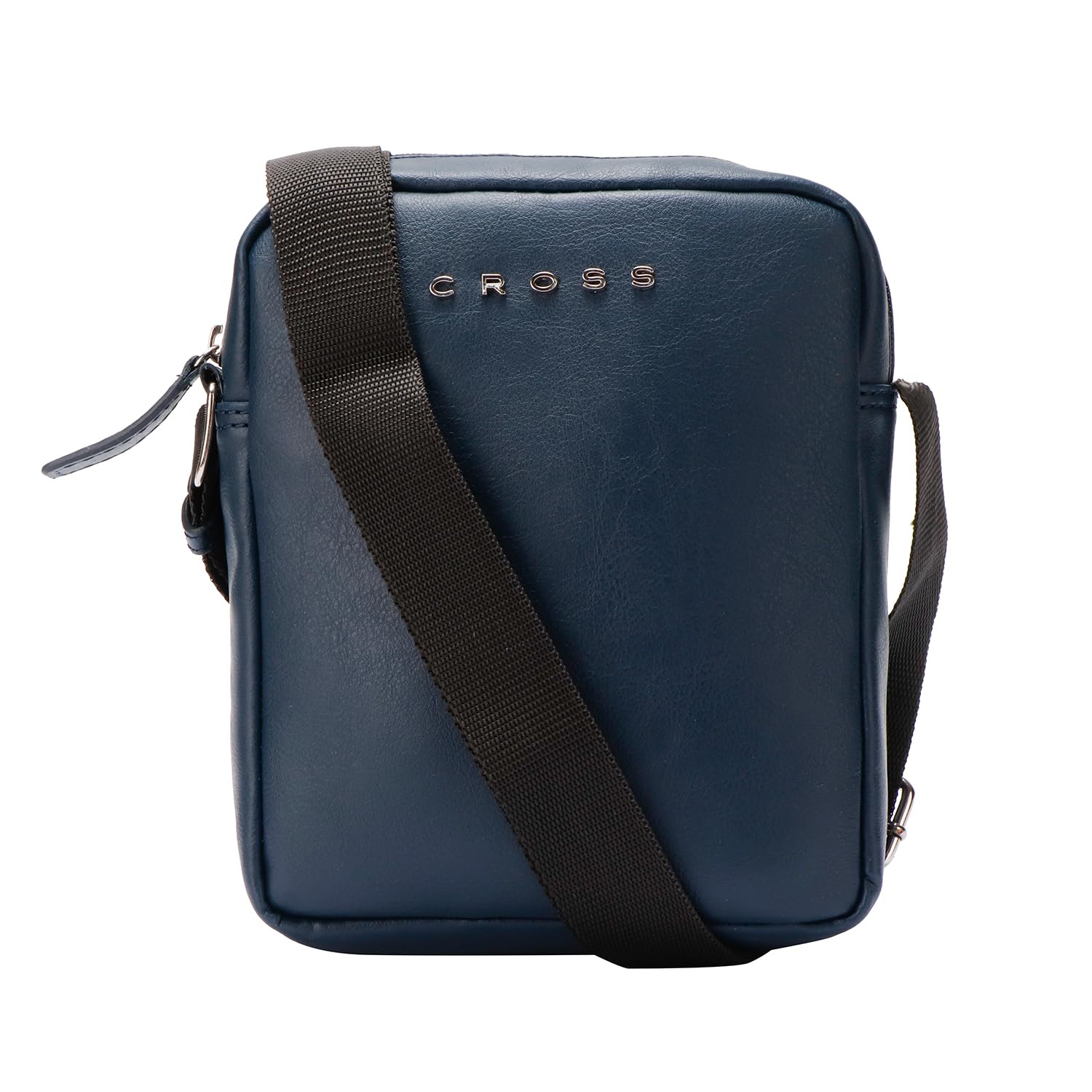 Cross Premium Vegan Leather Gotham Cross Body Bag in Navy Blue (B0CV491VQ7) Amazon Price History, Amazon Price Tracker