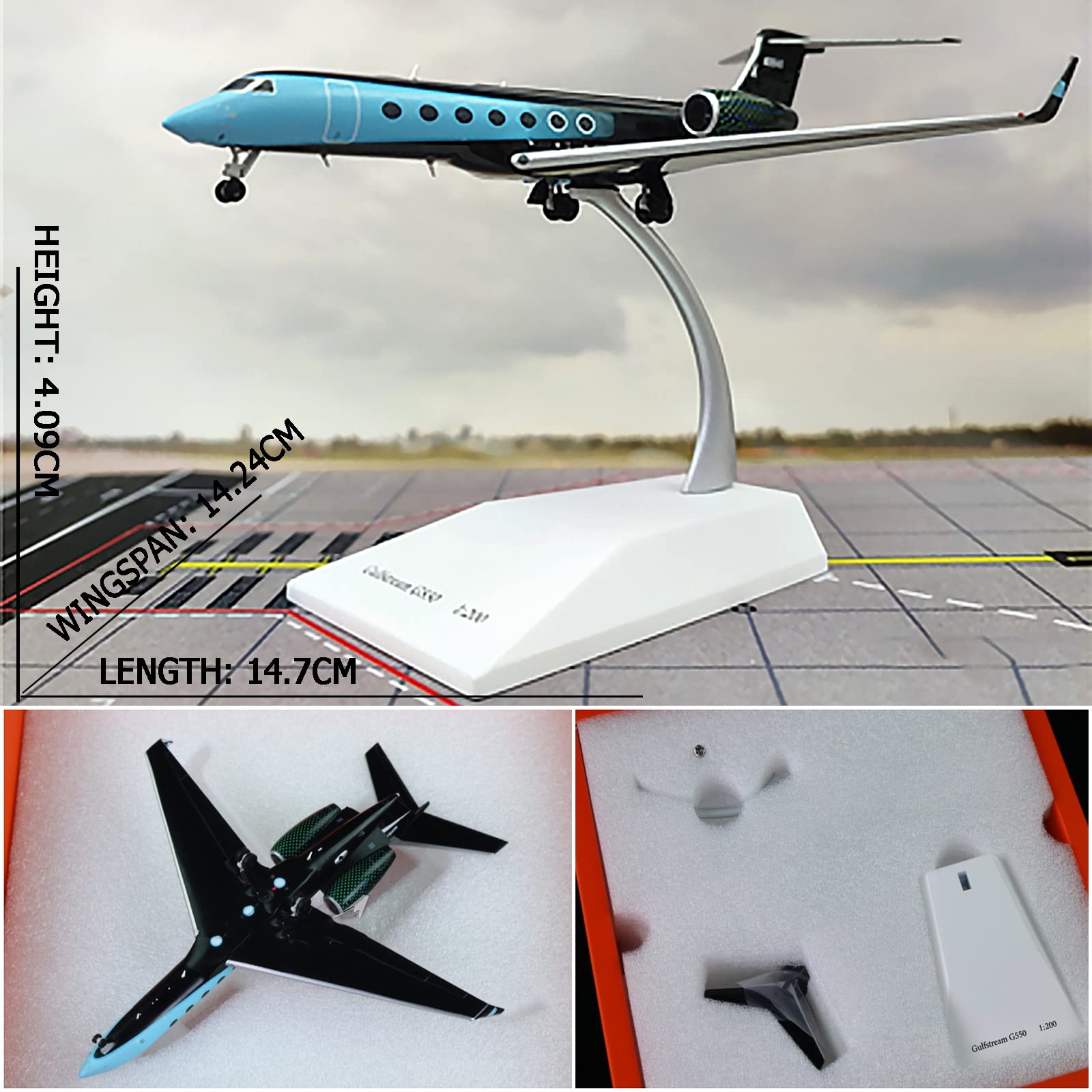 Amazon.co.jp: BOLYUM プライベートガルフストリームG550 N3546 1:200