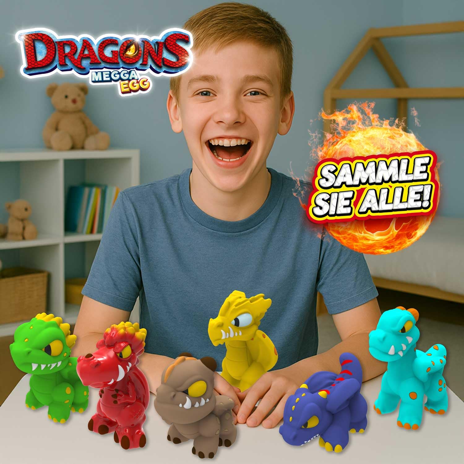 Mini Dragons – 12er-Set Drachen Eier zum Schlüpfen & Wachsen | 6 Verschiedene Drachen Überraschungen | Magisches Dragons Spielzeug | Ostergeschenke Kinder