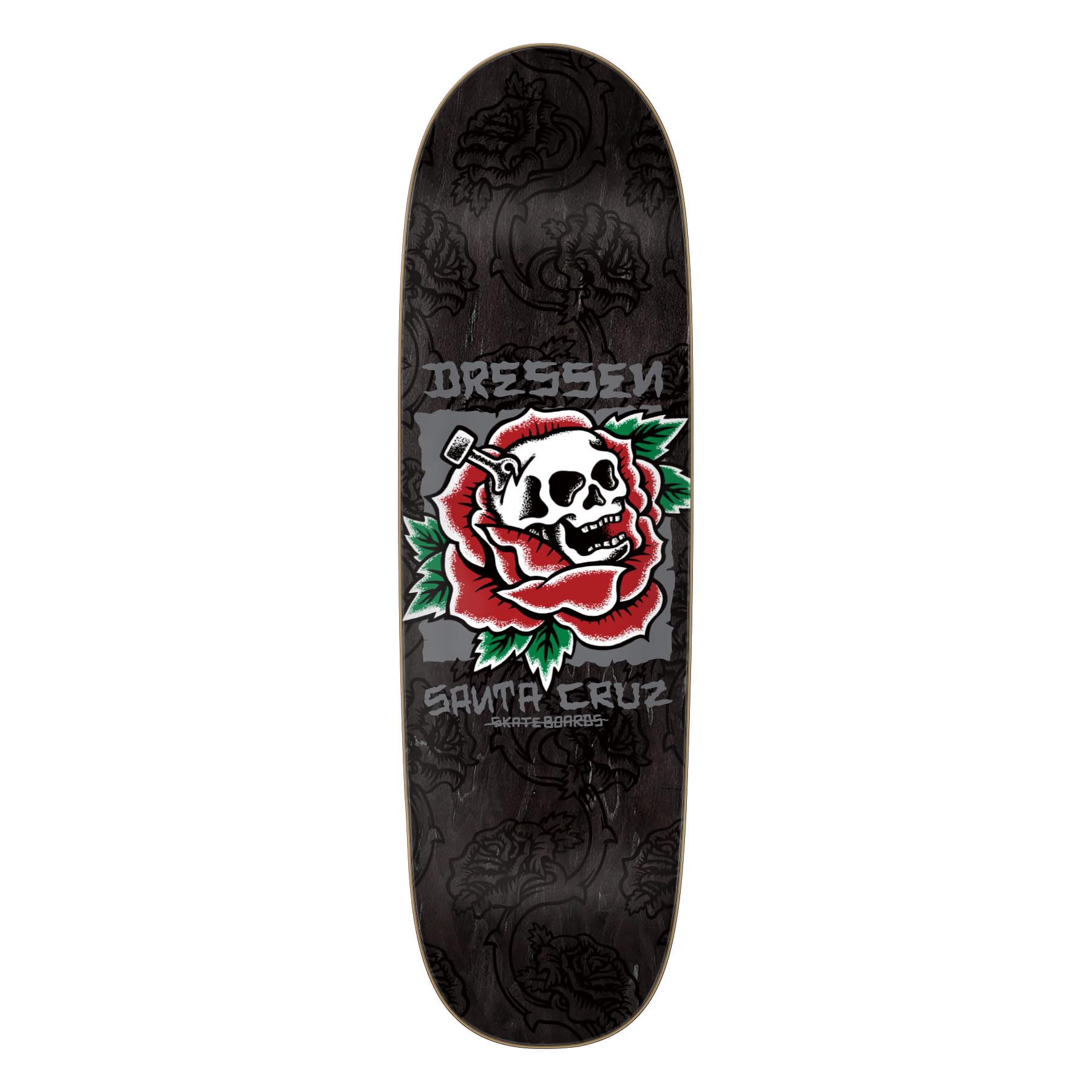 DRESSEN SKULL ROSE PRO DECK エリック・ドレッセン Amazon.com : SANTA CRUZ Dressen Skull Rose Pro Shaped 9.25in x