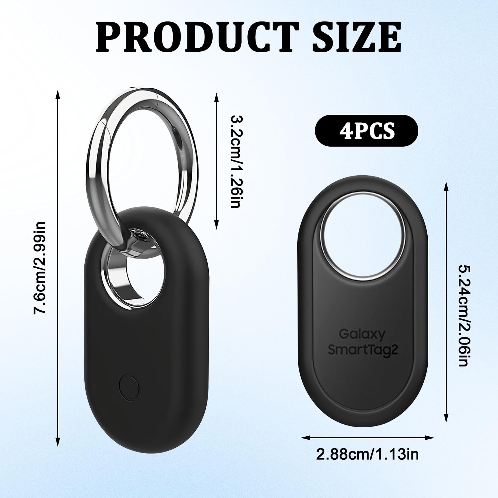 Lot De 2 Coques Silicone Pour Mili LifeTag / MiTag | Protection Anti-choc, Anti-rayure | Matériau écologique