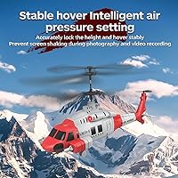 Vista 3 de OBEST Helicóptero RC LM19-E Black Hawk 3.5 Canal 2.4G - Despego/aterrizaje con una tecla, parada de emergencia, retención de altitud y 3