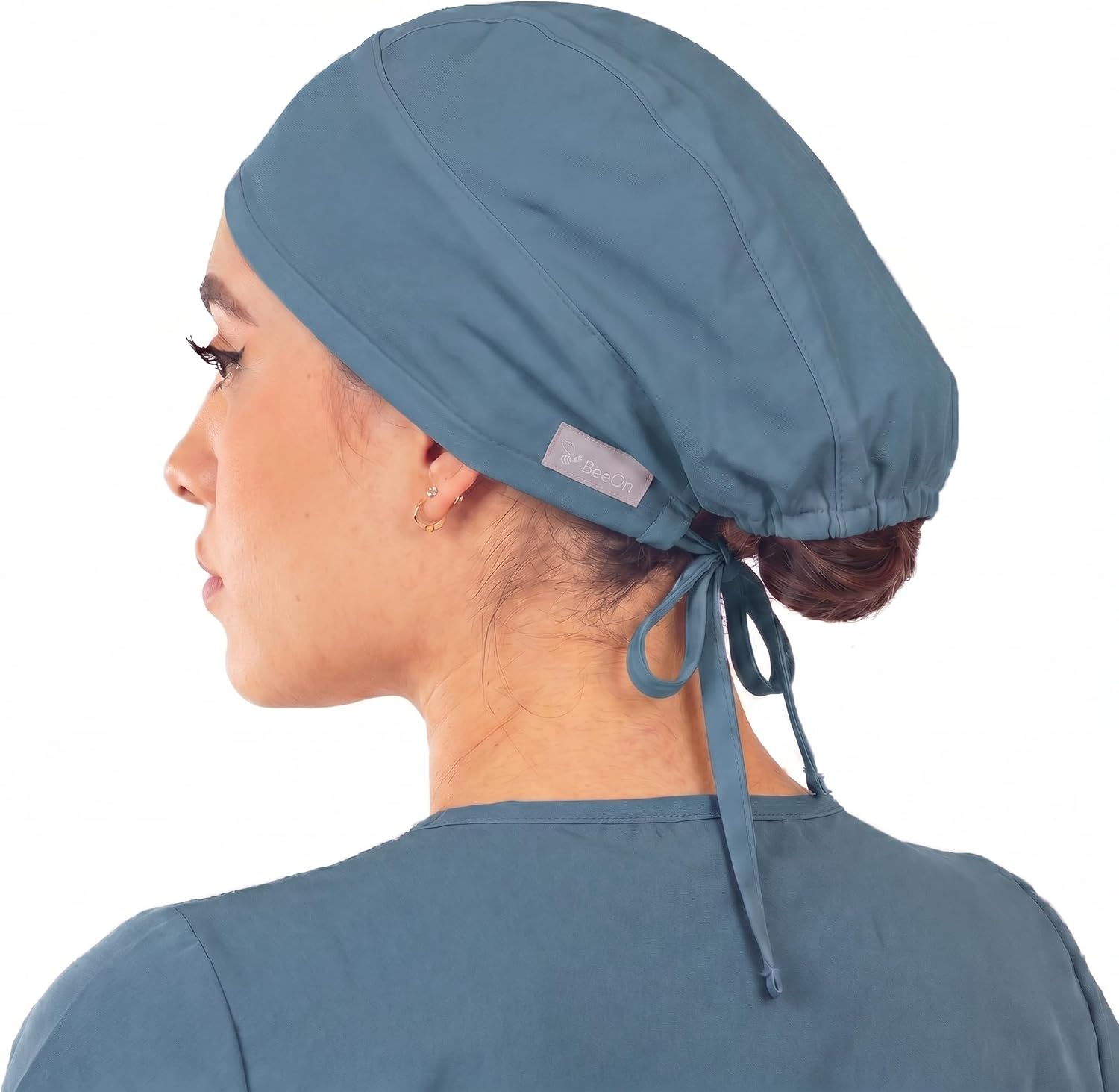 BEE ON Medical Scrub Cap 2-Pack – Premium High-Density Rayon Blend Fabric, Superior Comfort, Men Women Surgical