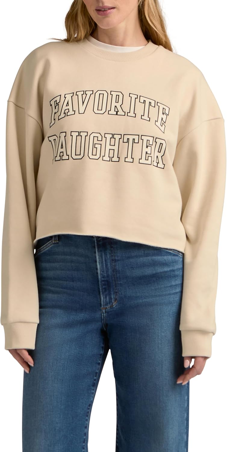 Favorite Daughter Women's Cropped Collegiate Sweatshirt - Image 4