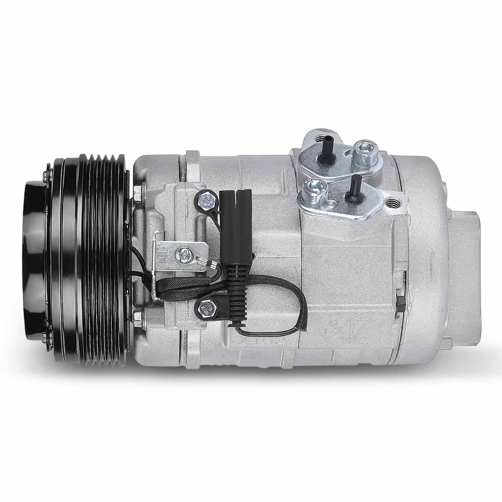 Frankberg Klimaanlagen Kompressor Klimakompressor mit Kupplung Kompatibel mit X5 E53 R.a.n.g.e R.o.v.e.r III L322 Replace# 64526921650, inkl. Öl vorbereift