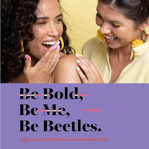 Miniatura 8 de Juego de 2 botellas de pegamento para uñas de Beetles, de 0.5 onzas líquidas, con 20 adhesivos de flores y mariposas, de lámina de metal, para