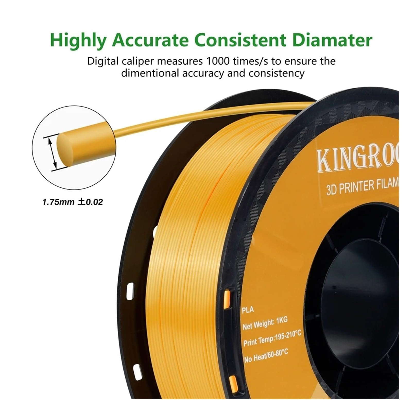 Filament do drukarki 3D 3 rolki jedwabny filament PLA 3 kg 1,75 mm gładki bez pęcherzyków filamenty do drukowania 3D (kolor: 3 kg mieszanka A)